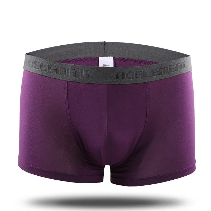 Men's Underpants: Mid-thigh Flat-Cut Pants with Sweat Absorption - Men's Breathable and Sexy Four-Side Bottom Pants Head