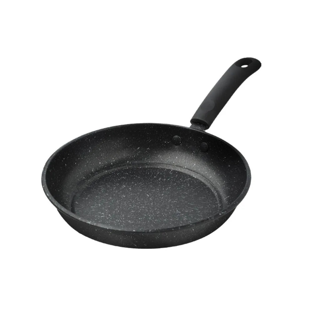 Round Egg Frying Pan 12/18/26/30cm Heat Resistant Non Stick Cooking Pots with Handle Non Toxic Induction Cooker Pans