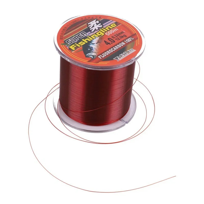 500M Nylon Fishing Line Monofilament Leader Fly Line Super Strong Abrasion Resistance Wire