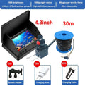 Portable Fish Depth Finder Water Handheld 1080P 4.3 Inch LCD Fish Finder Underwater 220° Fishing Camera With Night Vision