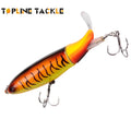 Topline Tackle Whopper Plopper Topwater Fishing Lure 13g15g36g Floating Lure Trolling Crankbait Pike Hard Baits Artificial Baits