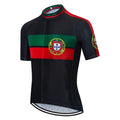 White Portugal Cycling Team Jersey Bike Tshirt Shorts Set Men Women Summer Breathable Ropa Ciclismo MTB Bicycle Clothing