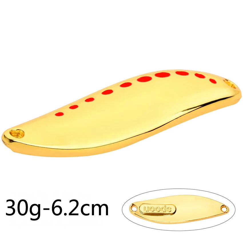 Metal Vib Leech Spinners Spoon Lures 2.5g 5g 7.5g 10g 15g 20g 25g 30g Artificial Bait Lure Fishing Tackle for Bass Pike Perch