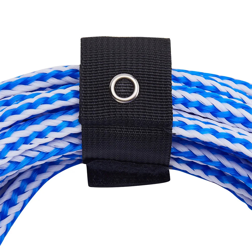 Tube Ropes Portable Boat Tube Towable Rope Adjustable Length UV-resistant with Rope Keeper Surfing Water Sport Accessories