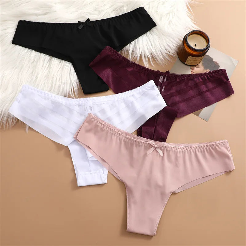 Soft Seamless Panties Women's Summer Comfortable Briefs Sexy Back Mesh Underwear Female XS-XL Underpants Stretchy Panties
