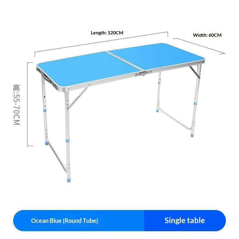 Portable Folding Camping Table Picnic IGT Accessories Lightweight Aluminum Adjustable Height Compact Sturdy Hiking RV Tailgate