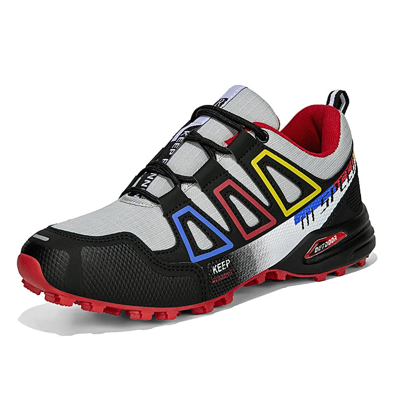 Men Hiking Shoes Waterproof Women Outdoor Trainers Lace-up Climbing Trekking Sneakers Mountain Walking Hunting Tactical Boots