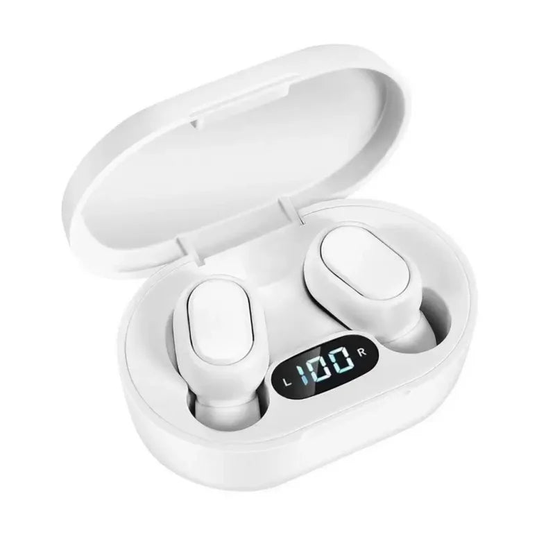 E6S Wireless Earbuds Bluetooth 5.2Headphones Active Noise Cancelling Earphones with Built-in Mic 30H Playtime for iPhone Android