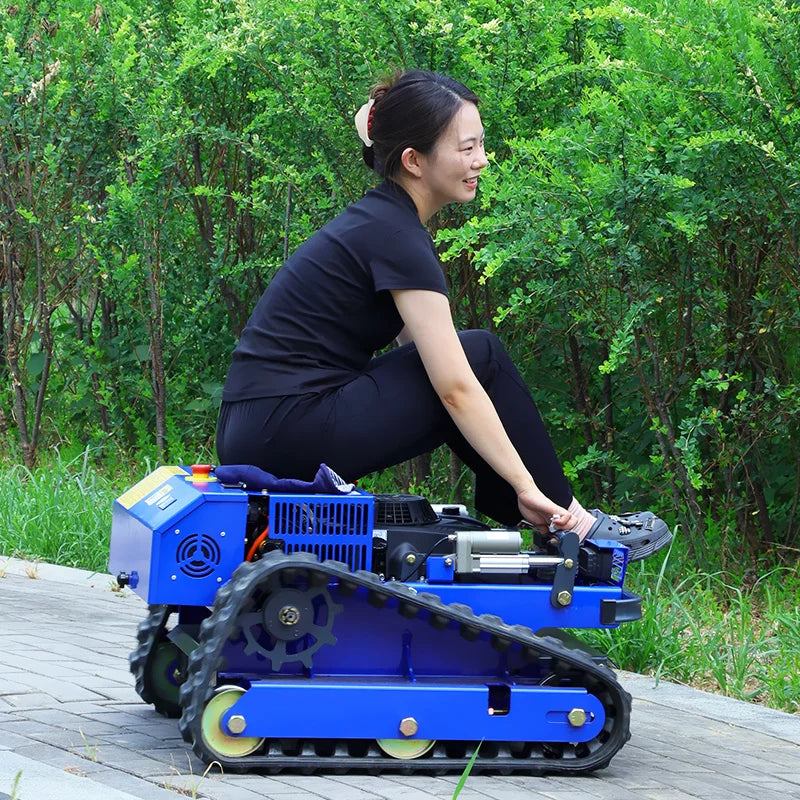Customized Remote Control Self Propelled DIY Mower AWY-550 Crawler All-terrain with Simple Operation and High Efficiency CE EPA