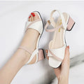 Women's Sandals Novelties 2025 Orthopedic Sandal Woman Elegant Roman Platform Wedge Mirror Luxury Designer Summer Fashion White