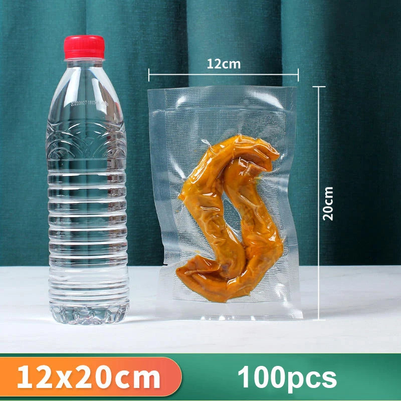 Food Vacuum Sealer Bag Plastic Sealing Bags Reusable Food Preservation Sealed Bag Household Vacuum Packaging Bags for Kitchen