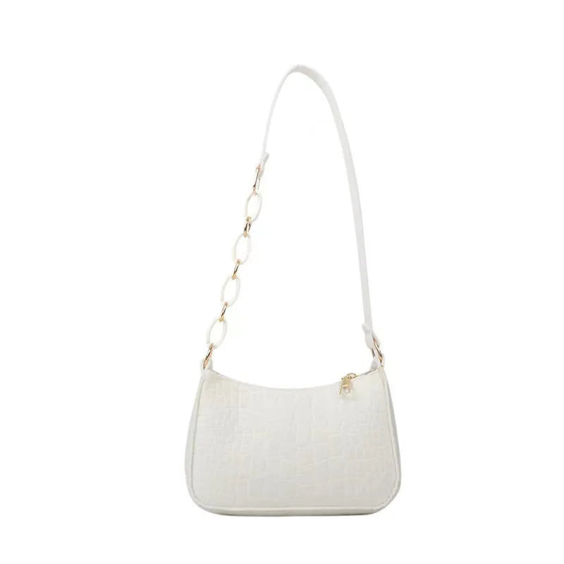 New Popular Retro Gentle Temperament Small Square Bag Autumn Shoulder Handheld Fashion Casual Yankee Underarm Shoulder Bag