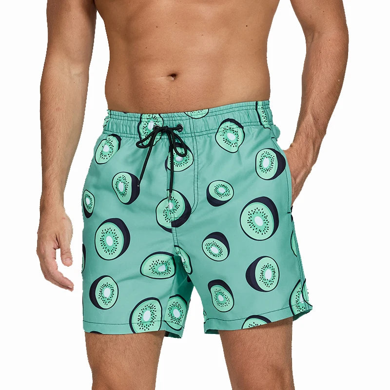 DATIFER 2026 Summer Men's Sports Short Beachwear Shorts Para Hombre Surfing Swimming Trunks Bathing Fitness Swimsuits