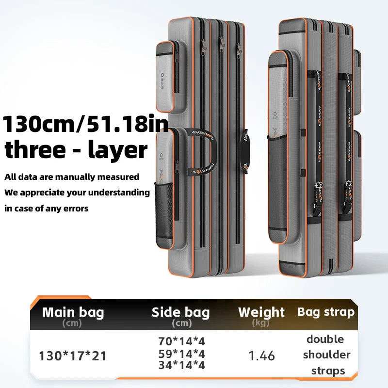 Fishing Tackle Bag, Durable Waterproof Fishing Gear Bag Portable Outdoor Storage Bag for Anglers
