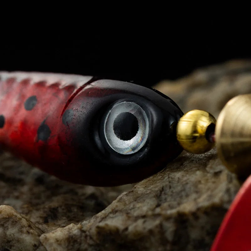 LUSHAZER Fishing spinner bait 9g spoon lure metal baits treble hook isca artificial fish wobbler feeder carp spinnerbait