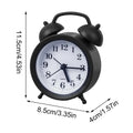 Alarm Clock Retro Bell Desk Table Analog Clock Silent For Home Office Mini Travel Portable Alarm Clock Retro Home Decor