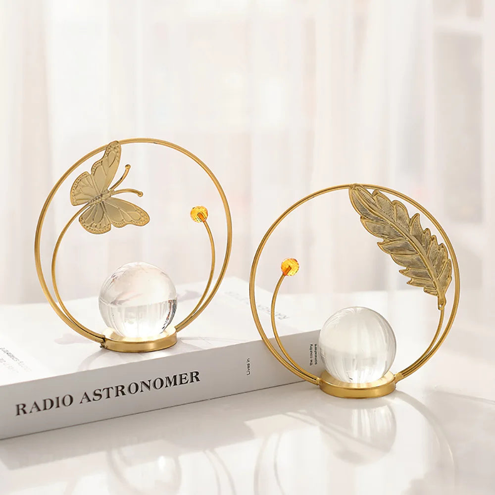 European Style Decorative Glass Crystal Figurines
