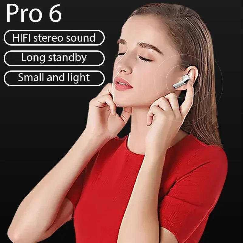 TWS Wireless Headphones Mini Wireless Earbuds Touch Control Sports Music Call Bluetooth Earphones for All Smartphones