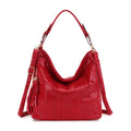 Women's Bags Handbags Fashion Shoulder Crossbody Bags with Fringe Crescent Snake-Print Hobo Purses and Handbags for Women & Girl