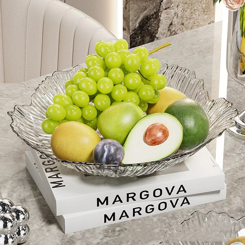 2PCS Fruit Bowl Fruit Plate Cake Dishes Tray Birthday Party Snack Fruit Dessert Plate Tableware For Wedding Party Home Decor