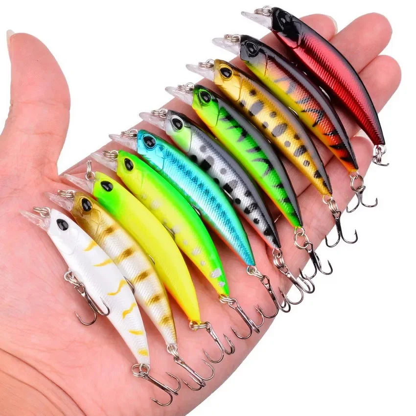 Fishing Lure Kit Fresh/Salt Water  Wobbler Set Crankbaits Isca Artificial Hard Bait Wobblers For Bass Fishing Goods Tackle