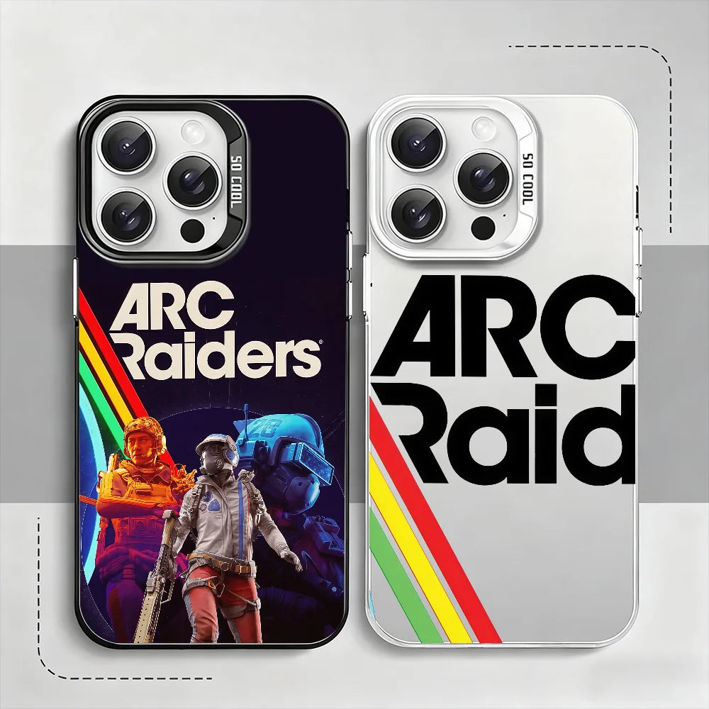 Game A-Arc Raiders phone case For iPhone 12 11 13 14 15 16 17 Max Pro Plus Mini Protective IMD Color Cover