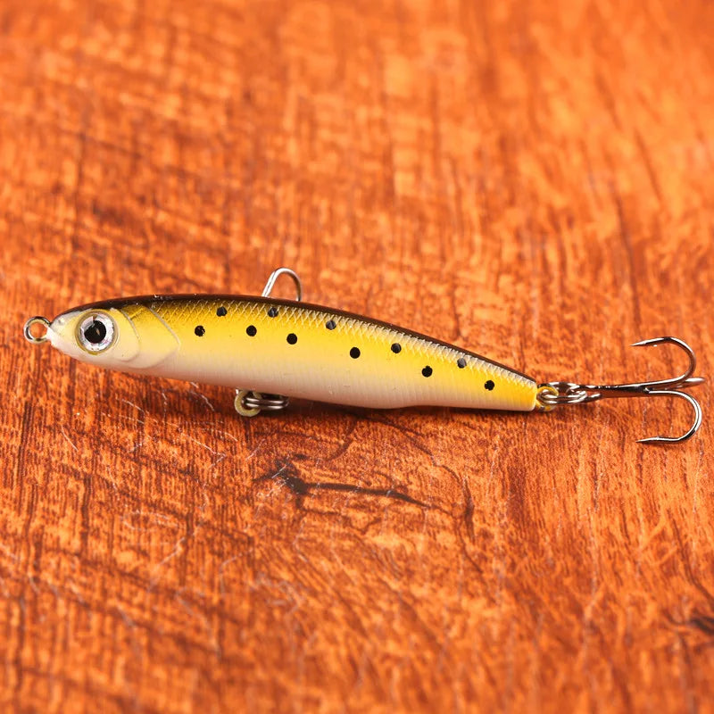Micro Sinking Pencil Lure 3g 5g Mini Silver Fish Hard Bait All Depth Freshwater Saltwater Artificial Fishing Lure