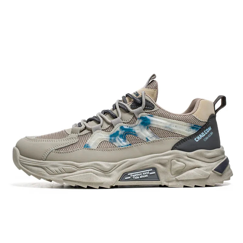 Men's motorcycle shoes for outdoor hiking, breathable, comfortable, versatile and trendy shoes