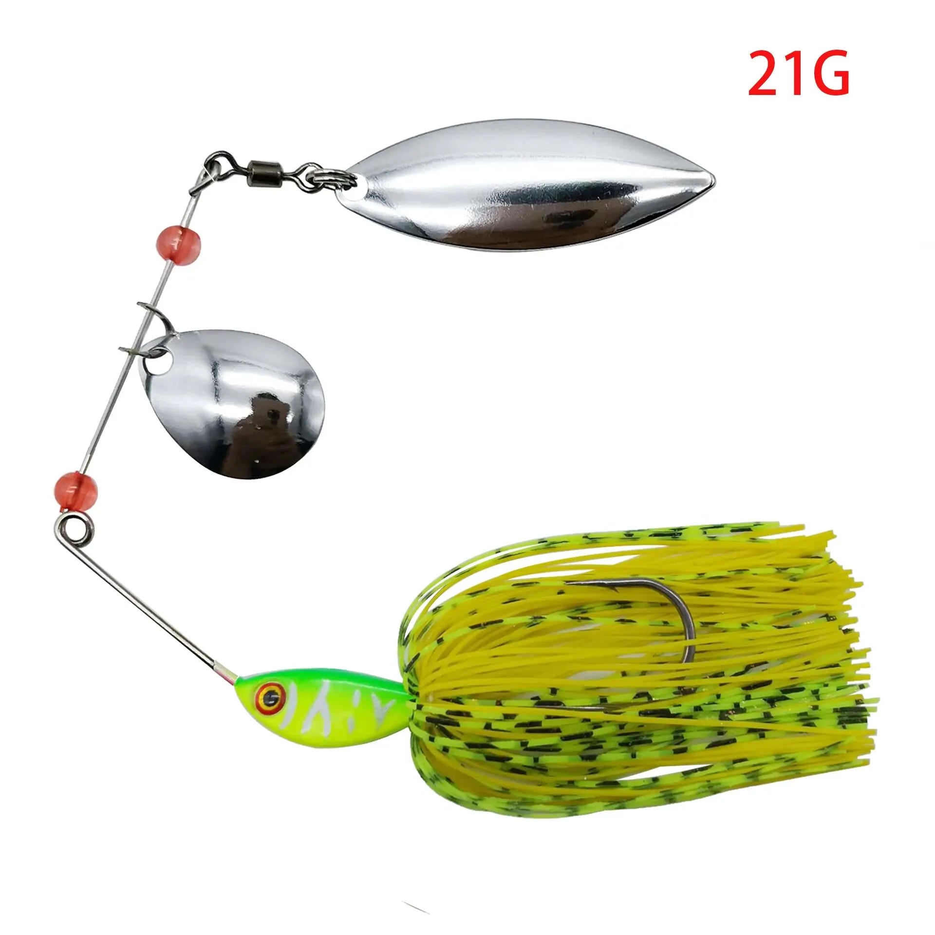 Mycena 16G&18G&21G Spinner Bait Bass Jig Chatter Bait Fishing Lure Chatterbait Fishing Kit Wobblers For Bass Fishing Tackle