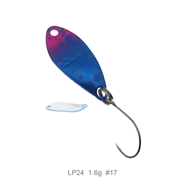 Fishing  Spoon Trout Lures1.5g 25mm UV Colors Ultralight Fishing Tackle Freshwater Artificial Bait