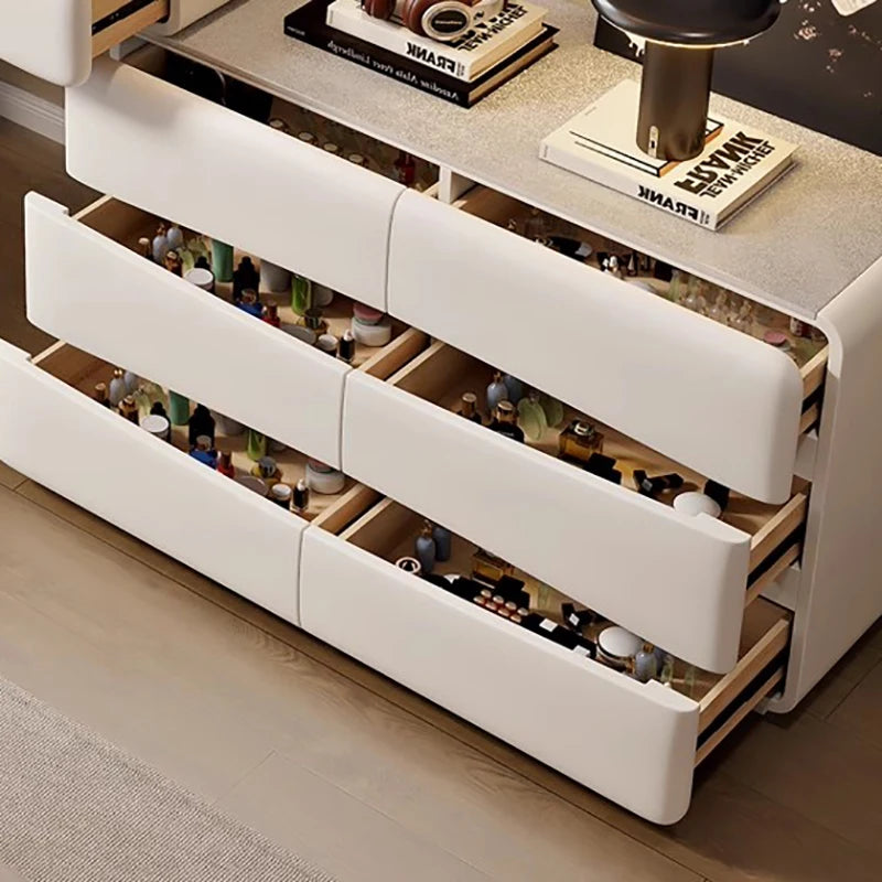 European Trendy Vanity Table Modern Glamour Living Room Wide Vanity Table Corner Aesthetic Meuble Rangement Salon Furniture