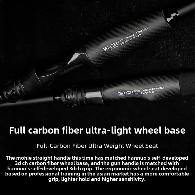 HANO High Carbon Ultra Light Casting Spinning Lure Fishing Rod 2.13m 2.28m Farcasting Rod M/ML Power Fast Action 2 Sections