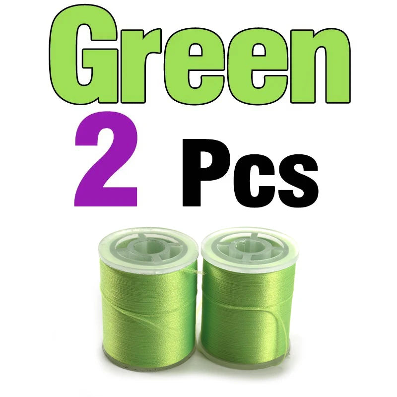 MNFT 2Spools Fly Tying Multi Filaments Thread 150D Polyester Fly Tying Materials