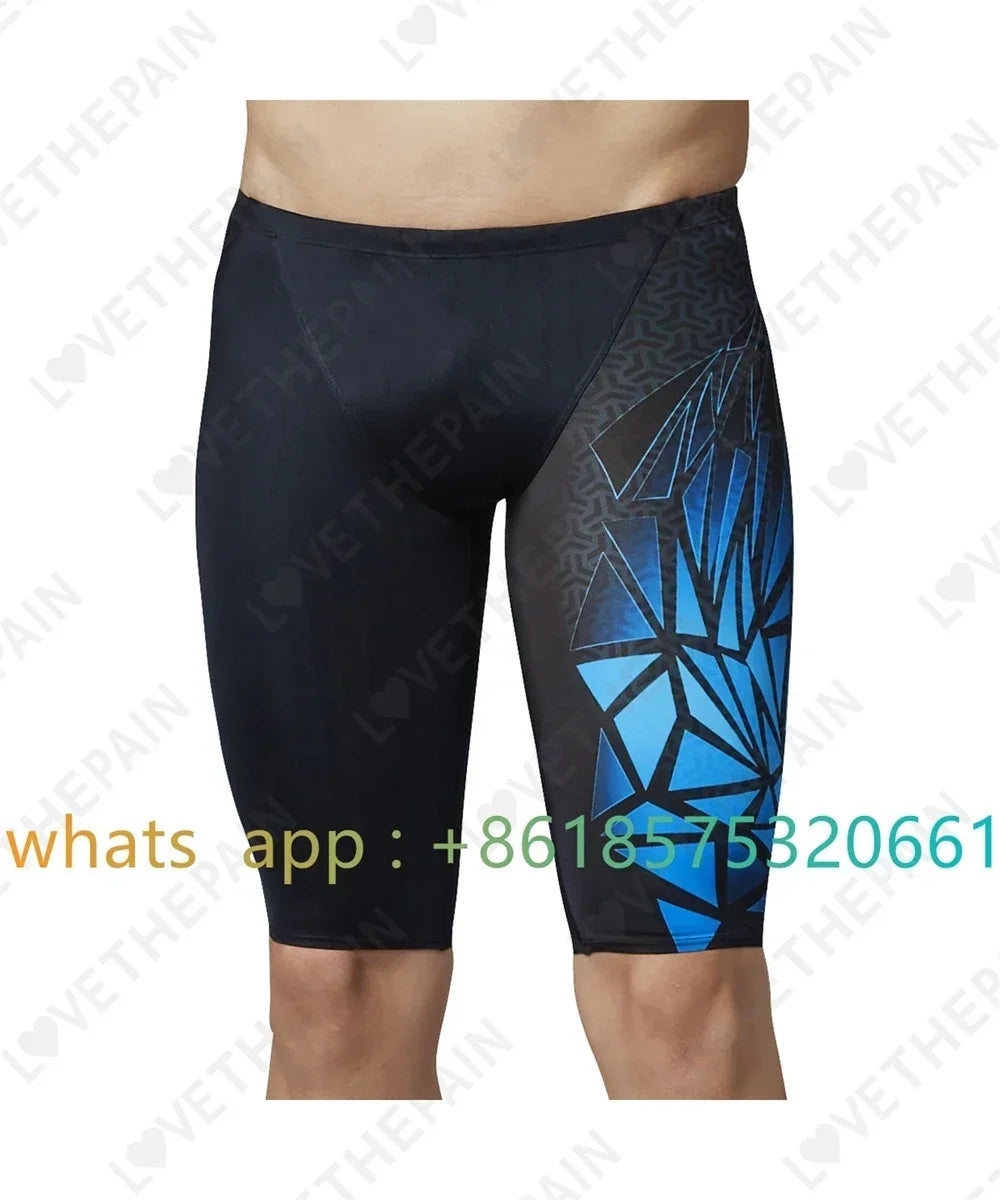 Mens Swimsuit Shorts Swimming Trunks Endurance Athletic Training Swimsuit Racing Shorts Beach Swimwear 2023 Surfing Swim Jammers