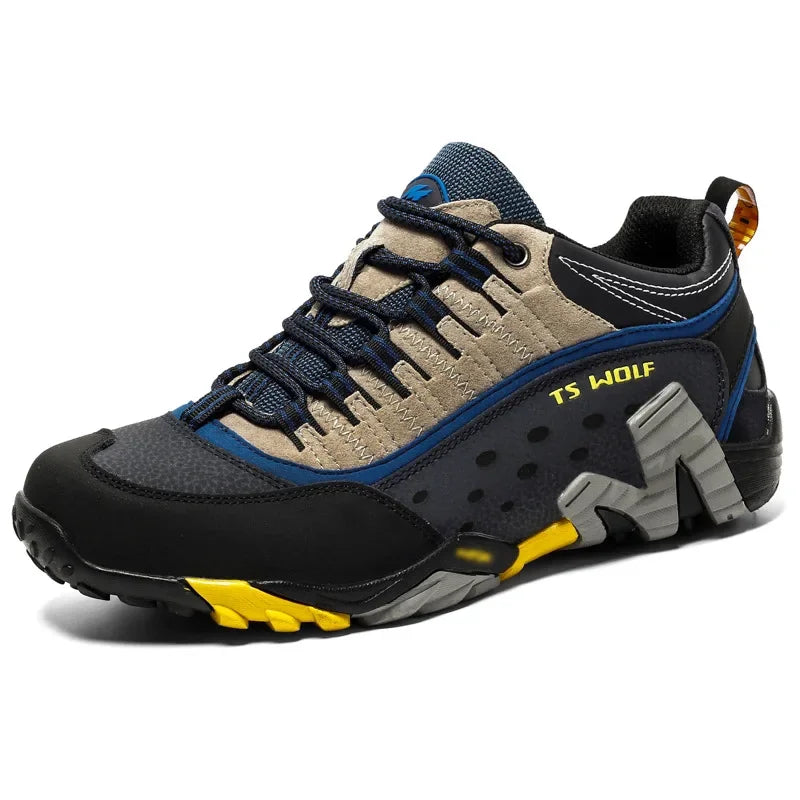 Outdoor Couple Trekking Shoes High Quality Waterproof Men Hiking Shoes Mountain Boots Woodland Hunting Tactical Women Sneakers