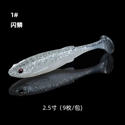 Fishant Flying Ant [Submerged Small Real Fish/Floating Fat Real Fish] 2-2.5 - 2.8-3 inch Lure T-tail