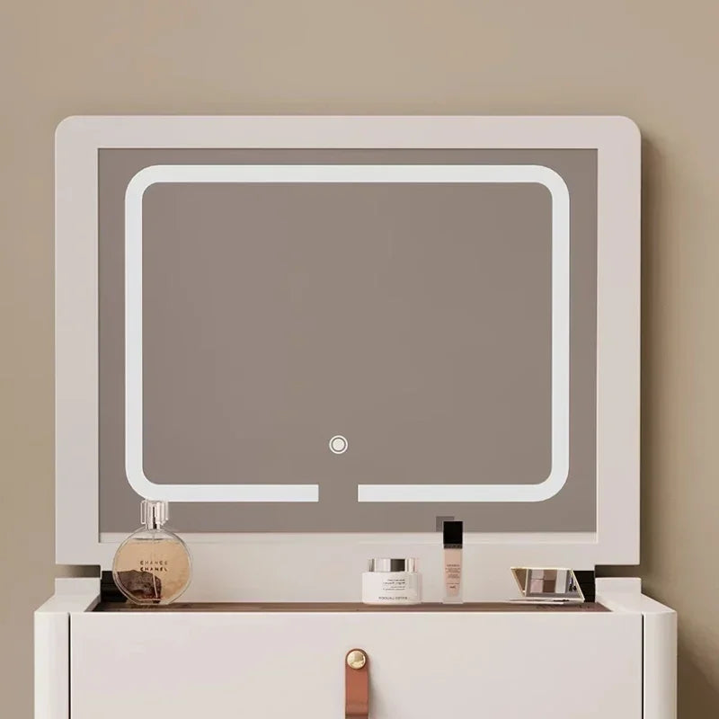 Luxury Dressing table Makeup vanity makeup desk vanity desk with light mirror with seat nightstands Room Furniture