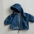 Kids Casual Coats 2024 New Boy Fashion Hooded Jackets Children Solid Colour Outerwear Toddler Spring Autumn Trends Clothing