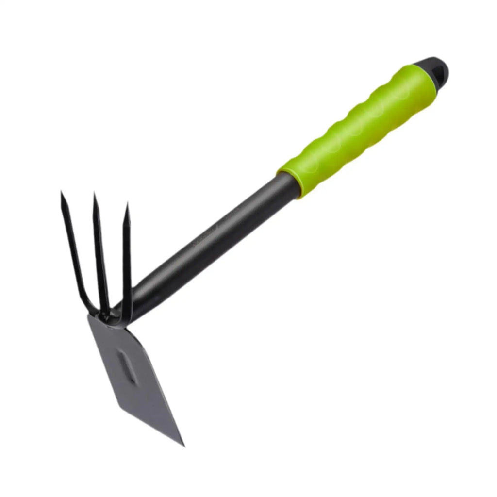 Hoe and Cultivator 2 in 1 Heavy Duty Garden Rake 3 Claw Tiller Garden Tool for Loosening Soil Yard Tilling Cultivating Digging