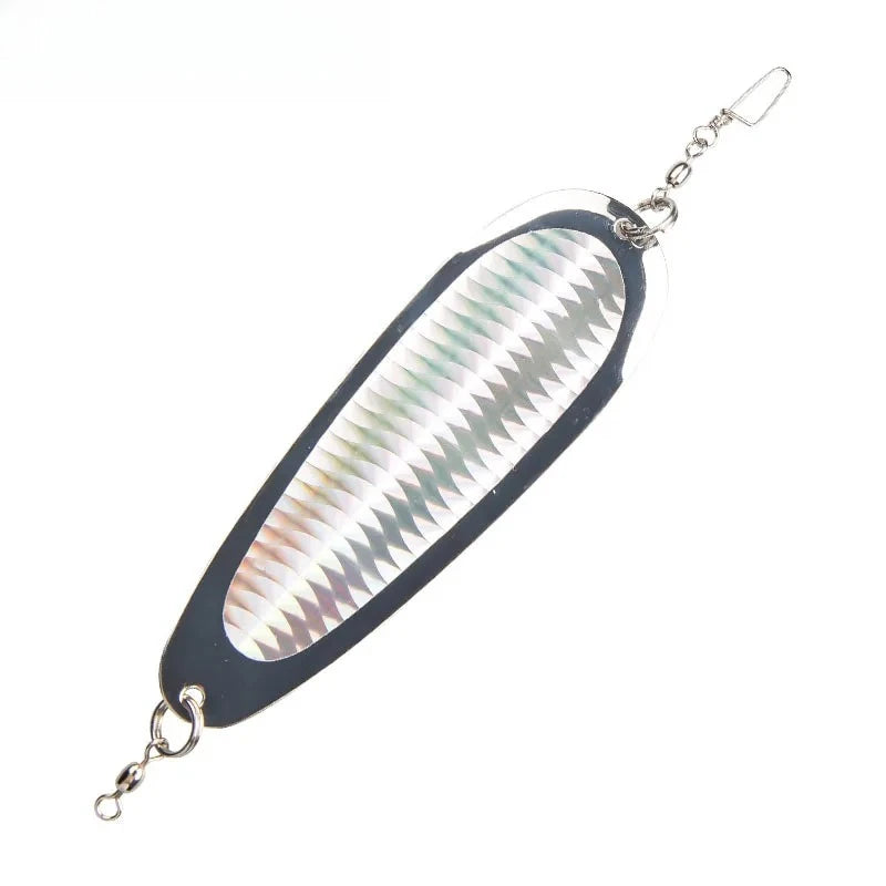 Trolling Fishing 4.5in112mm20g Diving Board Salmon Fishing Tackle Flasher Bait Lure Flasher Swim Bait Wobble Rotating Metal Tool