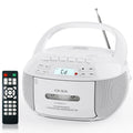CD cassette player recorder with USB/MP3 and radios,portable cd tape boombox with remote control,AC DC power