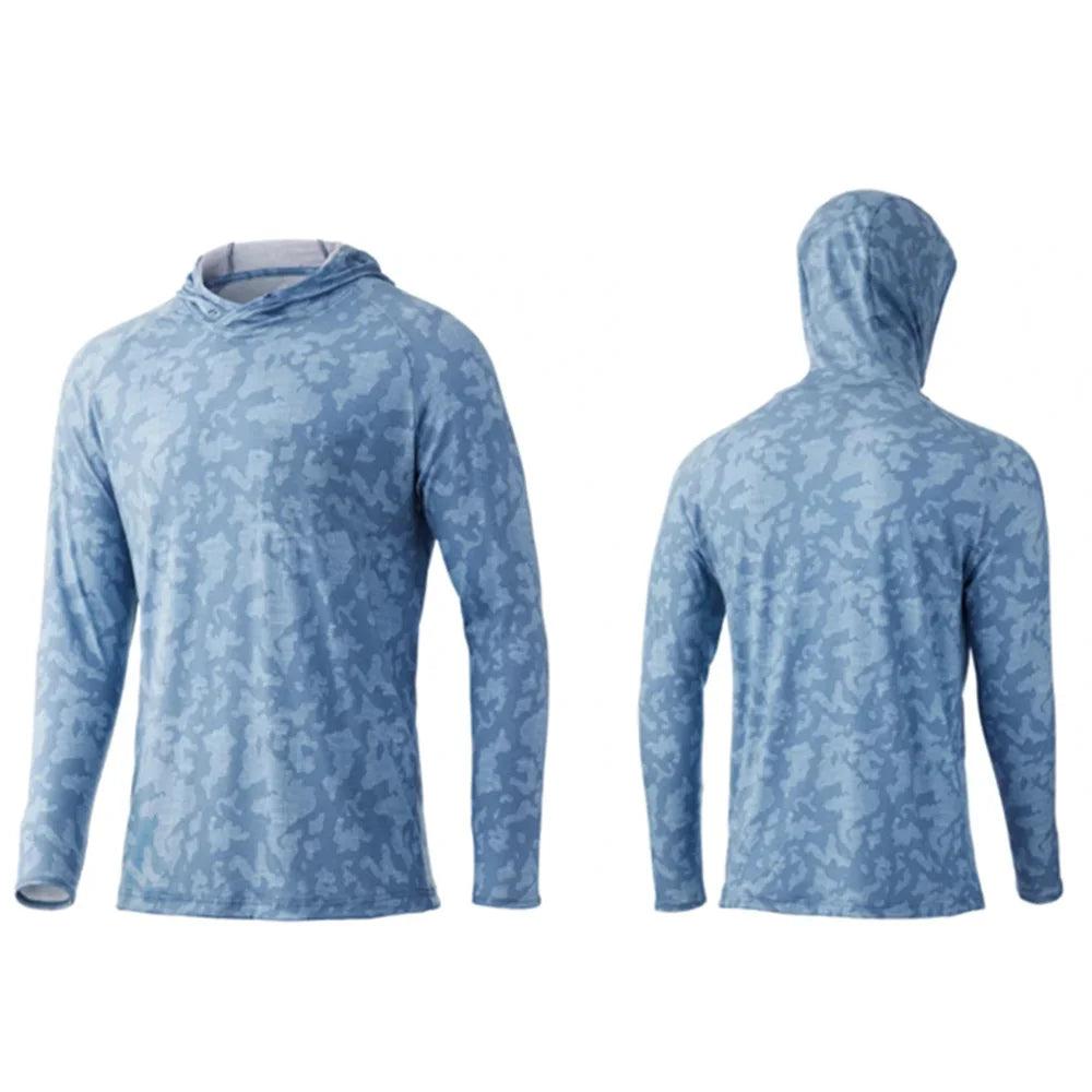 Summer Fishing Clothes Mens Long Sleeve Hoodie Jersey Camisa De Pesca Light Color Fishing Shirts Uv Protection Quick Dry Tops