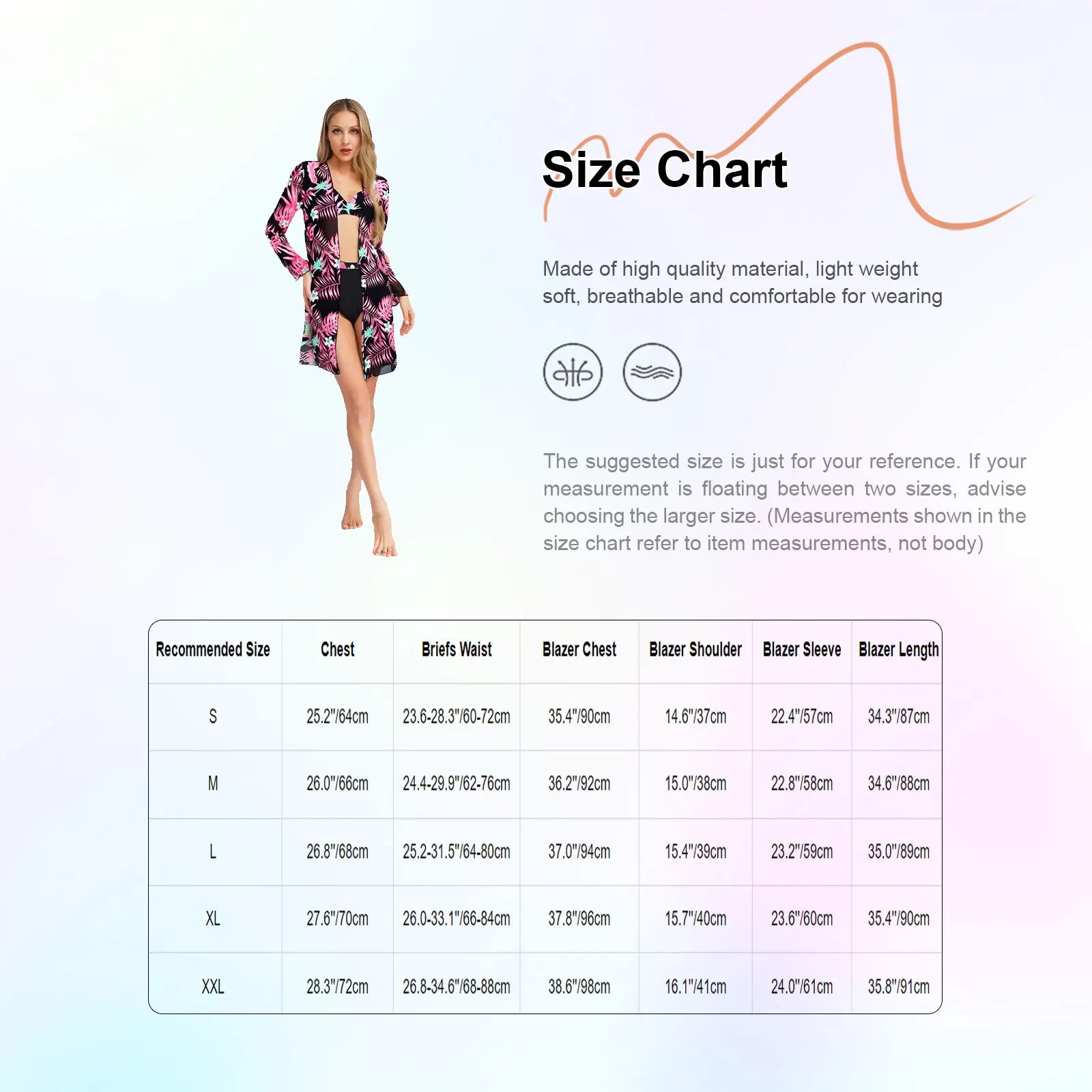 Womens Swim Sets Swimsuit Outfits Underwired Padded Bikini Set with Chiffon Cover-up Tropical Print Swimwear Beach Bathing Suit