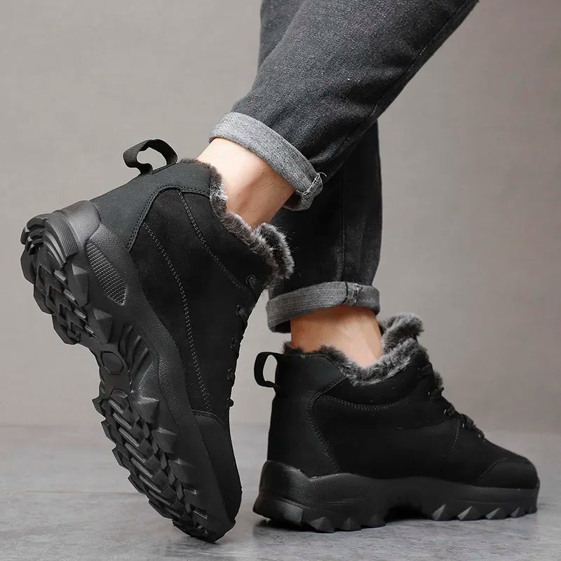 Men Sneakers Man Hiking Shoes Outdoor Mountain Boots Climbing Shoes Zapatos De Hombre Winter Boots Tennis Black Sneakes