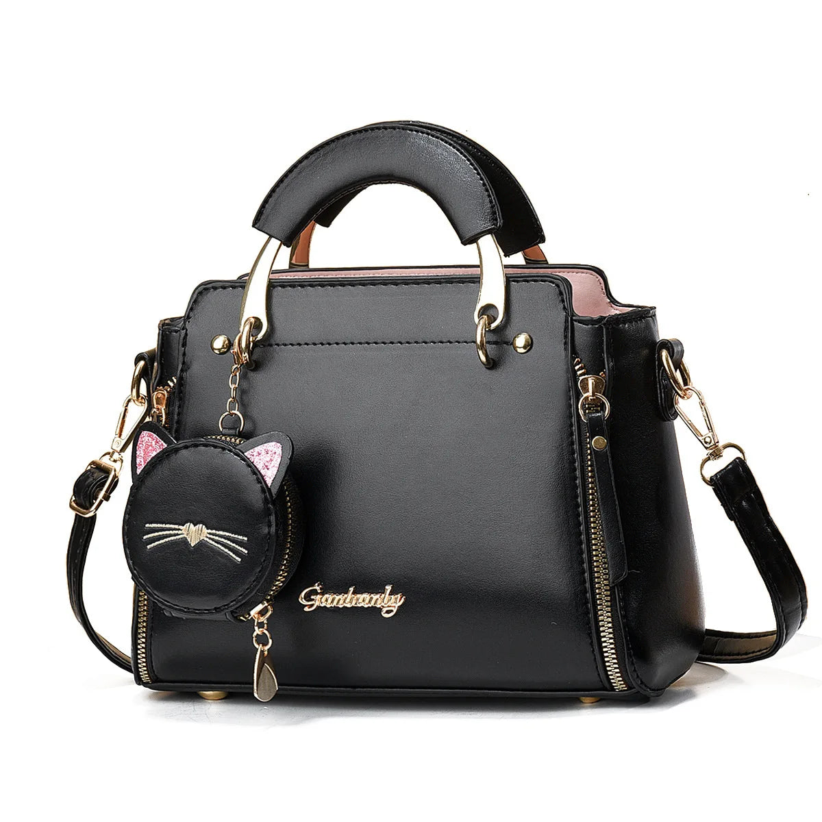 Women's bag new fashionable sweet handbag Korean version casual personality cat shoulder crossbody bag  SC051