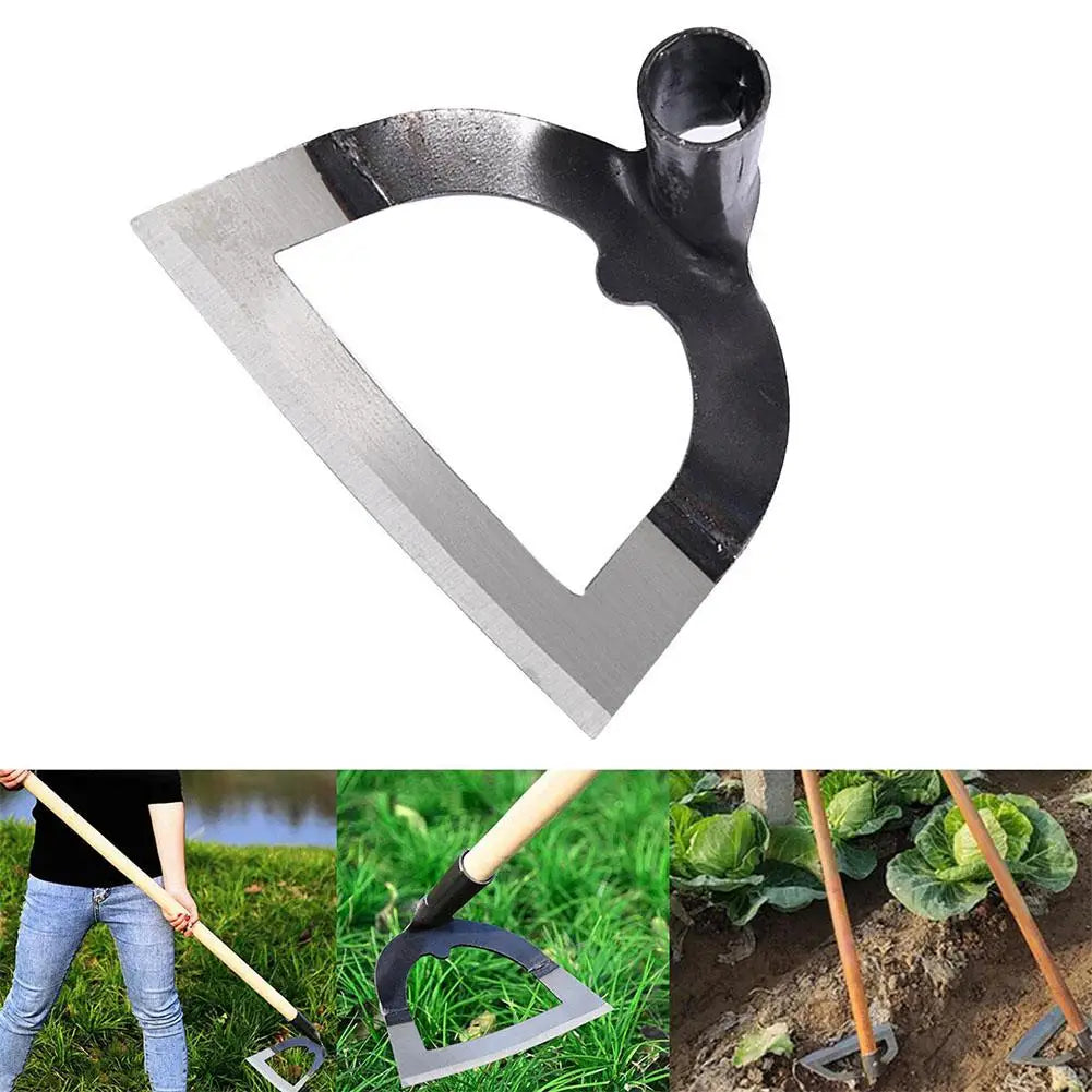 Shovel-shaped Hollow Hoe Weeding Rake Labor-saving Steel Weeding Hoe For Farm Gardening Soil Loosening Tools