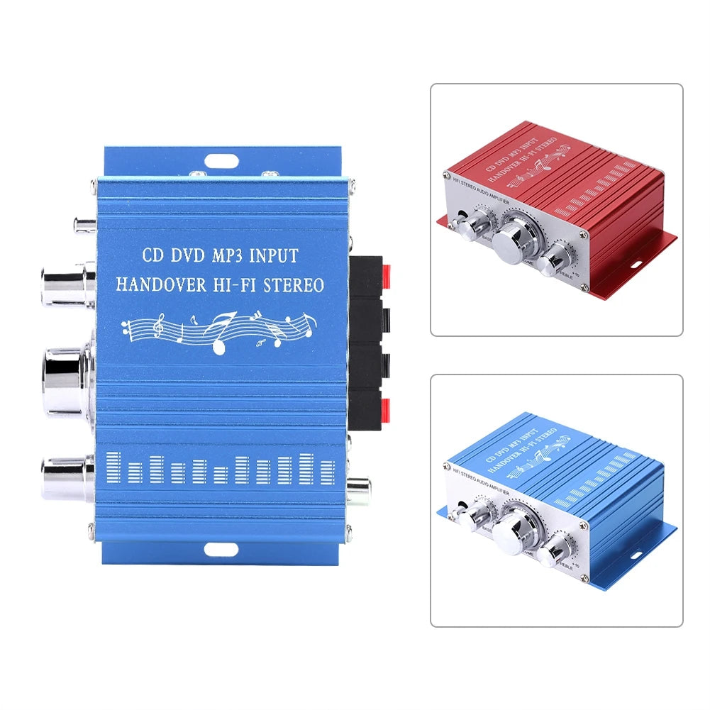 Car Speaker Digital Car Speaker Mini Car Auto Amplifier Mini Digital Car Auto Amplifier Hifi Audio Music CD DVD MP3 FM Player