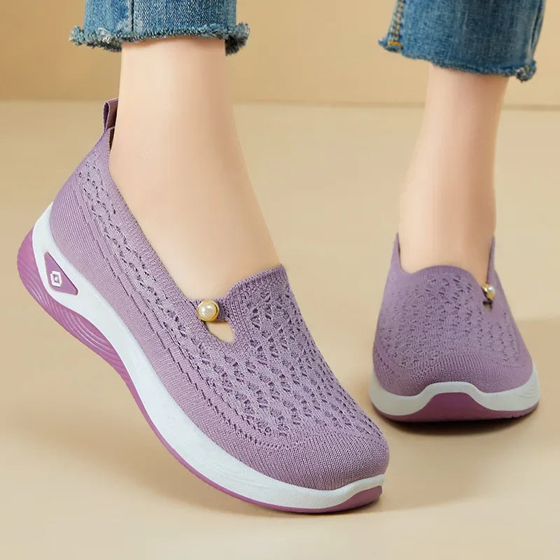 Women's Lightweight Breathable Casual Slip-On Shoes