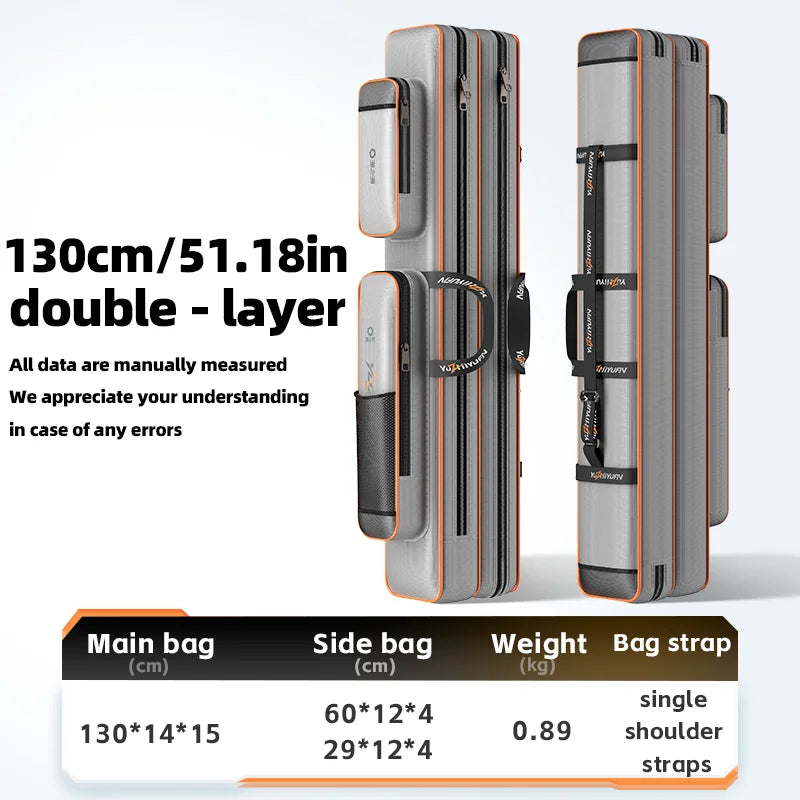 Fishing Tackle Bag, Durable Waterproof Fishing Gear Bag Portable Outdoor Storage Bag for Anglers