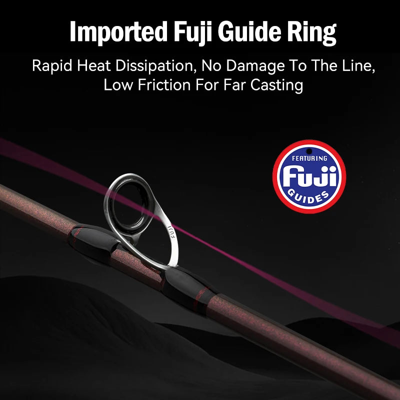 LEYDUN Franky Red Sea Bream Tyraba Fishing Rods 1.86m Super Light Full Solid Tip seawater Casting Rod Boat Seabream Fishing Rod
